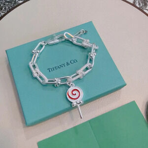 Tiffany & Co. Delicate Silver Lollipop Bracelet